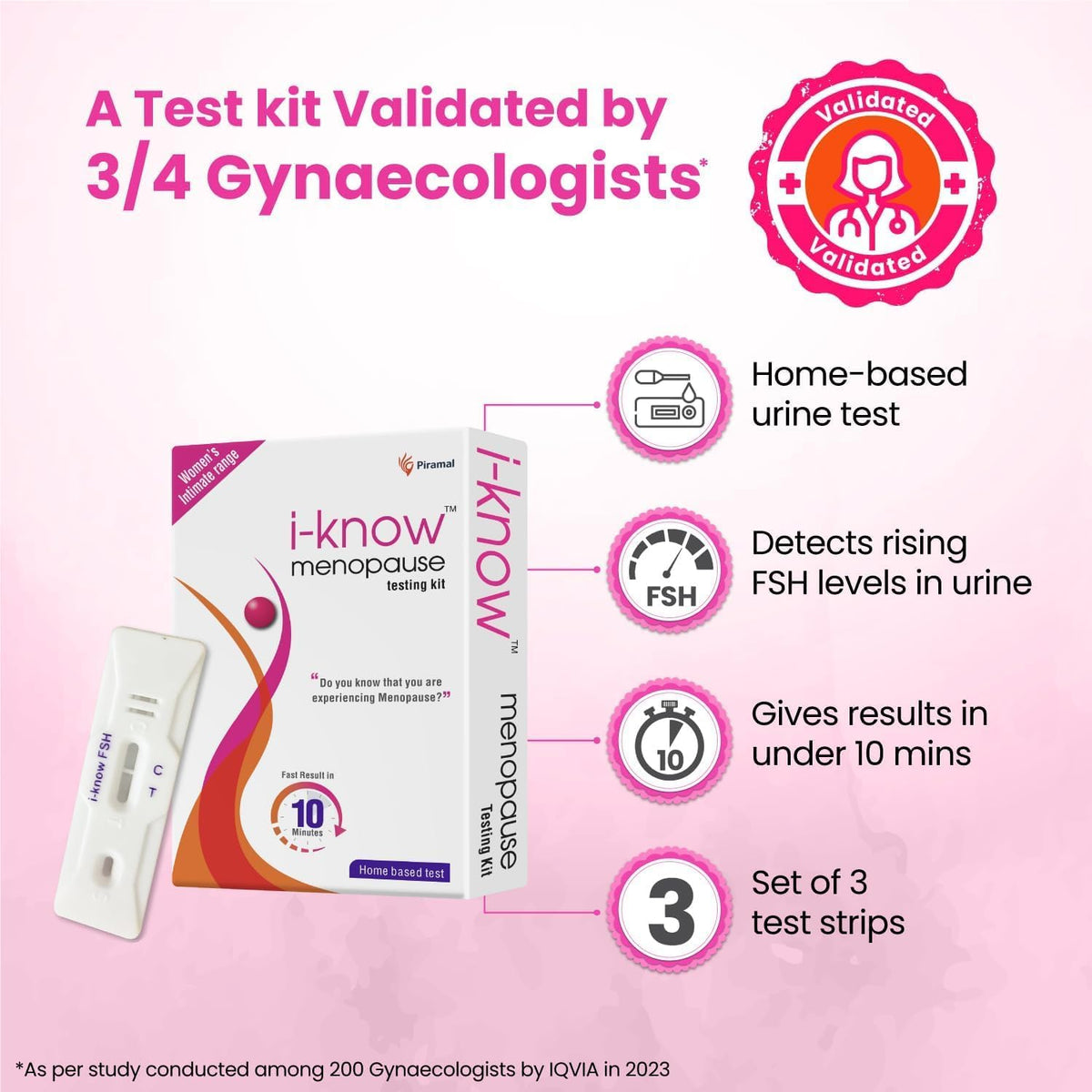 MK Menopause Testing kit | for Women Facing Menopause Symptoms Like hot Flashes, Night Sweats