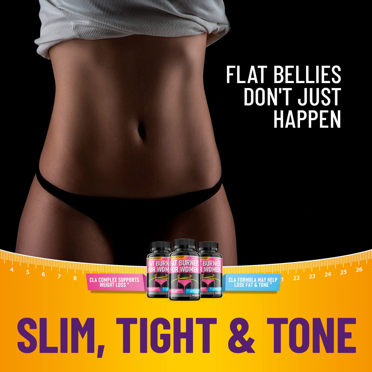 Helix Heal Belly Fat Burner for Women - Lose Stomach Fat w/Softgel Diet Pills for Weight Loss