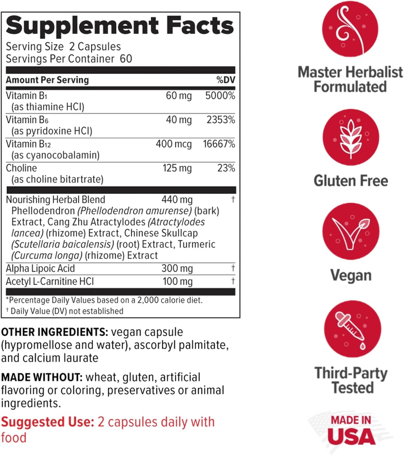 Redd Remedies Gouch!, 120 Capsules, and Nerve Shield, 120 Capsules