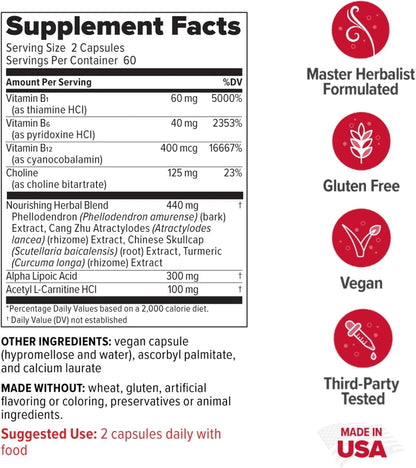 Redd Remedies Gouch!, 120 Capsules, and Nerve Shield, 120 Capsules