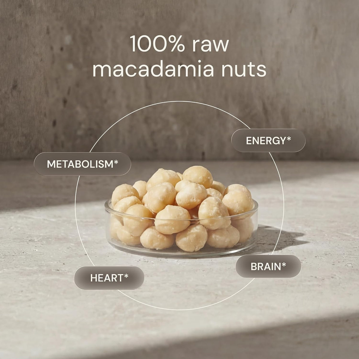 Blueprint Bryan Johnson Raw Macadamia Nuts - No Palm Oil - Keto and Low Carb Snack - No Added Sugar, Vegan, Non GMO, Keto and Paleo Friendly (4 Ounces)