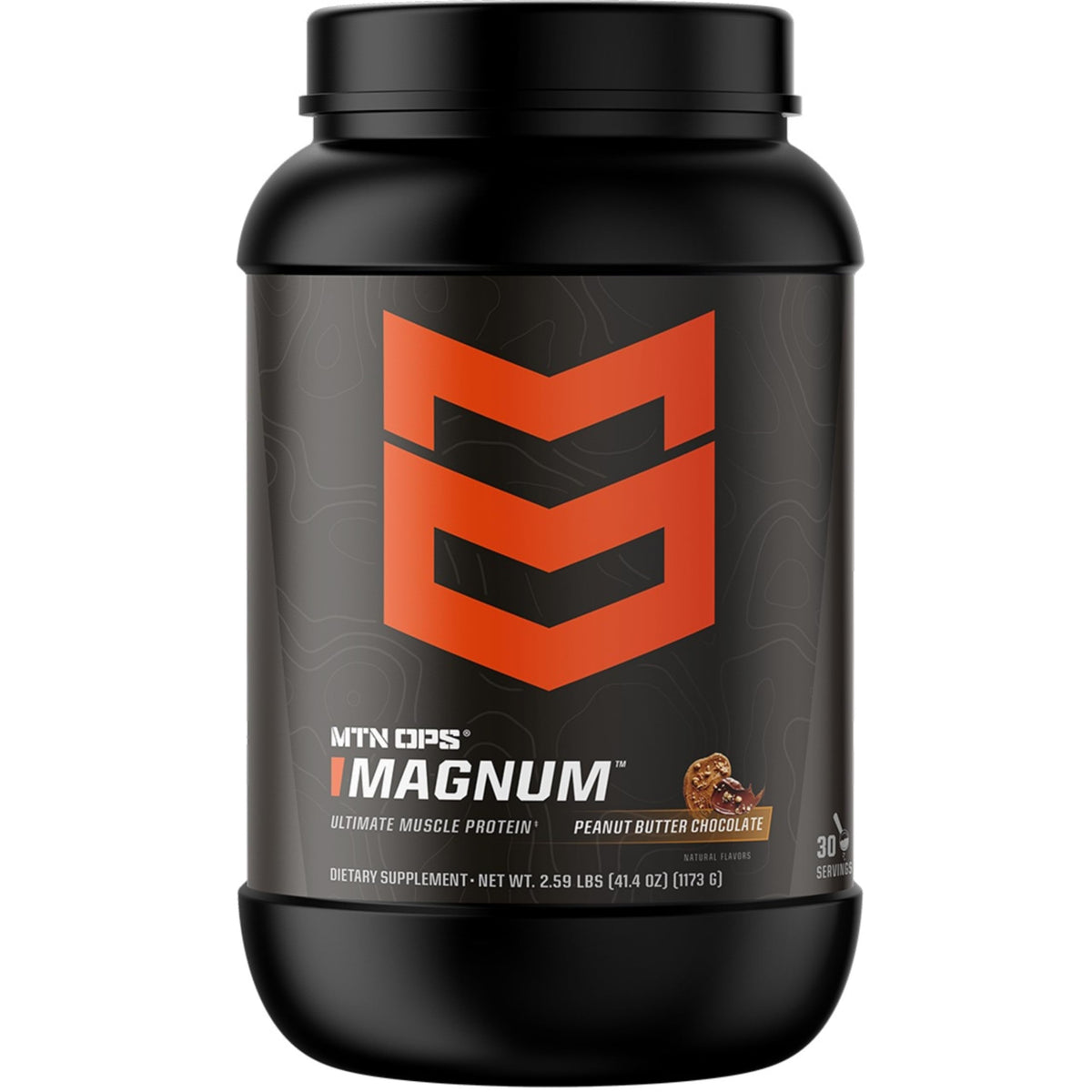 MTN OPS Magnum Protein Powder 23g Protein per Serving Whey Protein Blend with BCAAs Low Sugar Gluten Free 30 Servings Chocolate