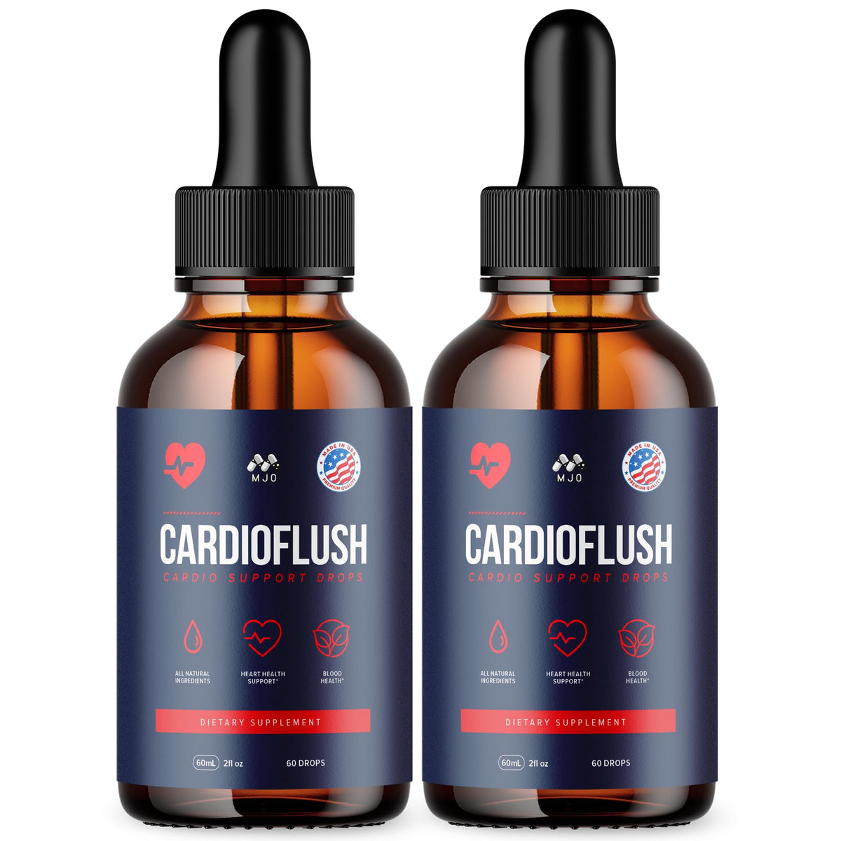Cardio Flush Drops, Cardioflush Drops Premium Liquid Supplement 30 Servings