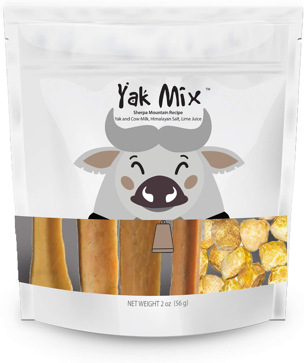 Mix 2oz Travel Size Natural Himalayan Goodness Dog Chewy, Pop and Puff All in one Bag