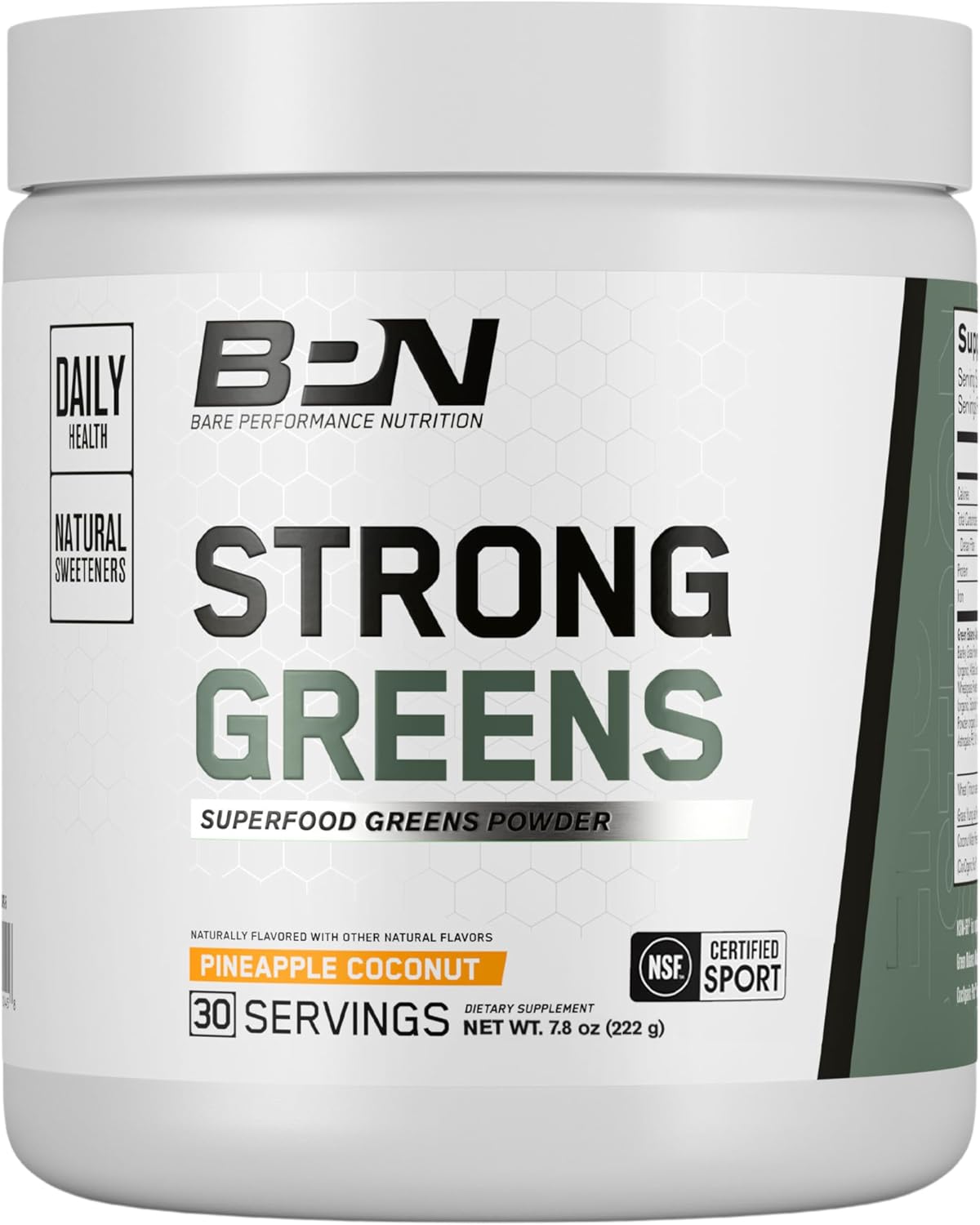 BARE PERFORMANCE NUTRITION BPN Strong Greens (Pineapple Coconut) & Reds (Strawberry) Superfood Bundle