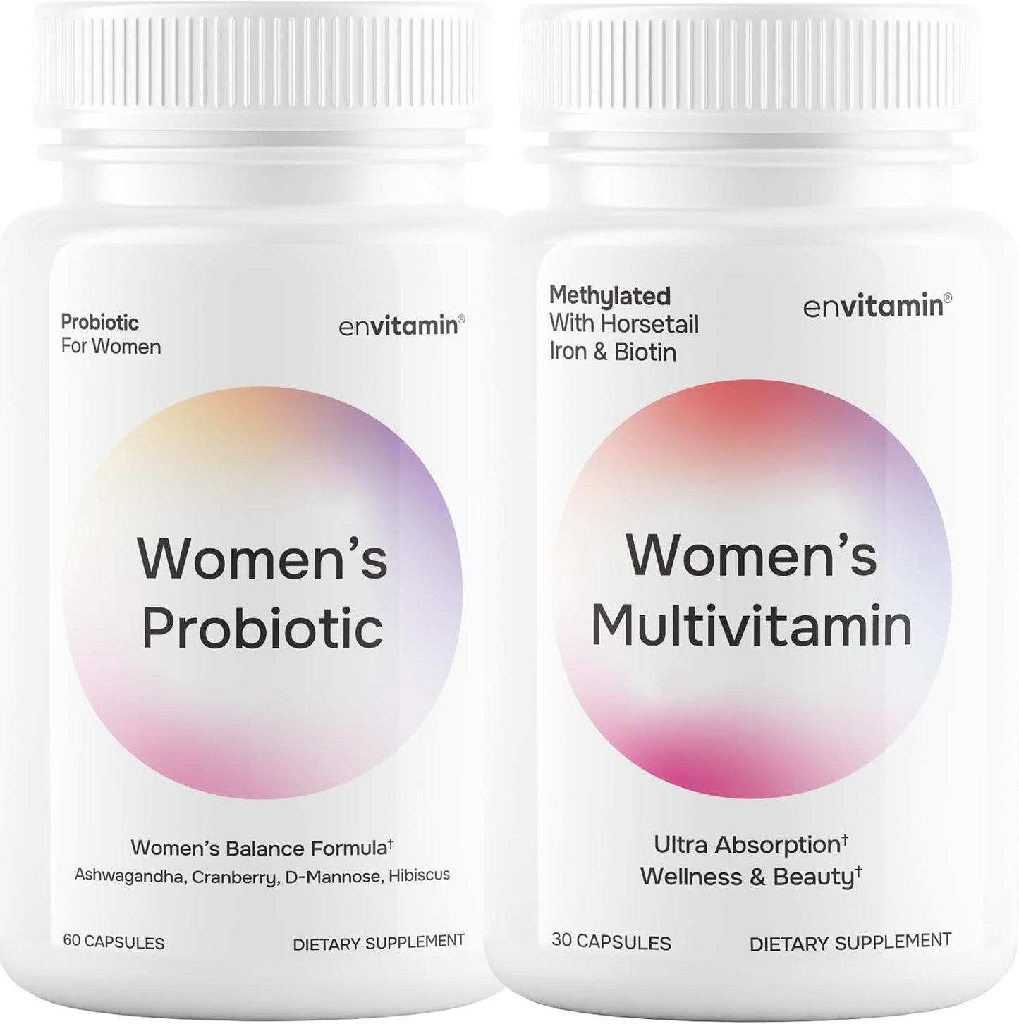 envitamin Women's Probiotics & Multivitamin Bundle (2 prducts)