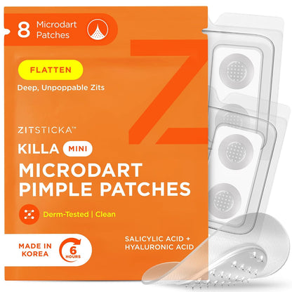 ZitSticka Killa Mini Microdart Pimple Patch For Face, Fast-Acting, 8 Count