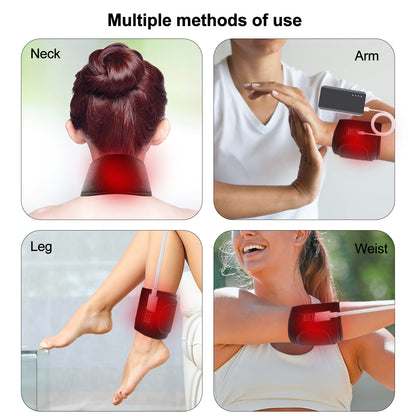 Red Light Therapy Belt for Neck, Infrared Light Therapy Flexible Wearable Wrap Pad