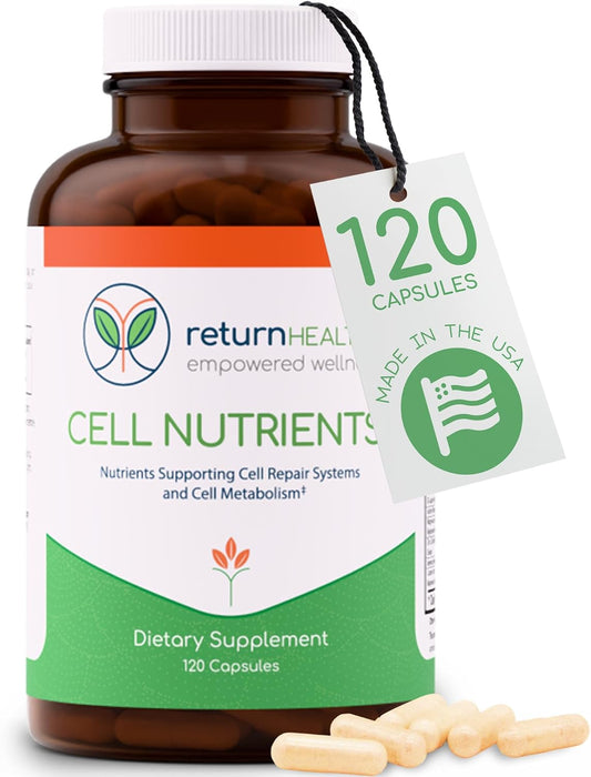 Cell Nutrients | Promotes Cell and Membrane Repair & Cell Metabolism | Helps Fight Tick-Borne Infections & More | Mitochondrial Supplements | Non-GMO, Vegan, 120 caps