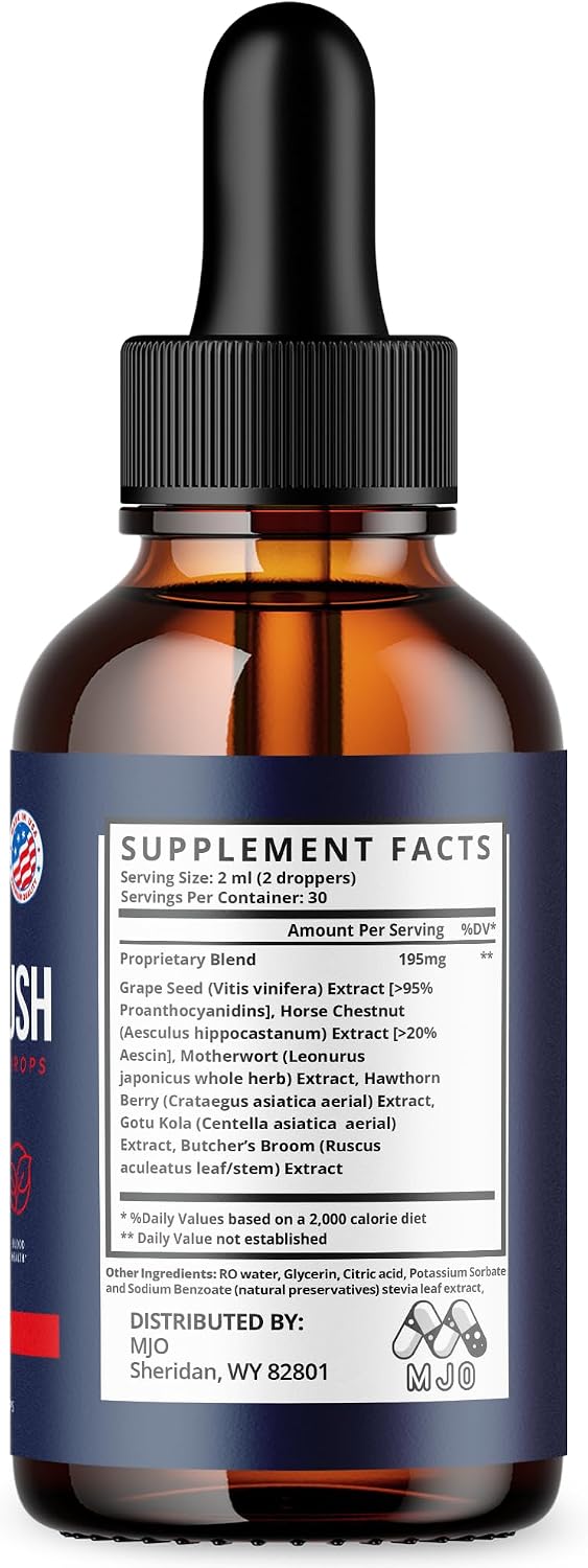 Cardio Flush Drops, Cardioflush Drops Premium Liquid Supplement 30 Servings