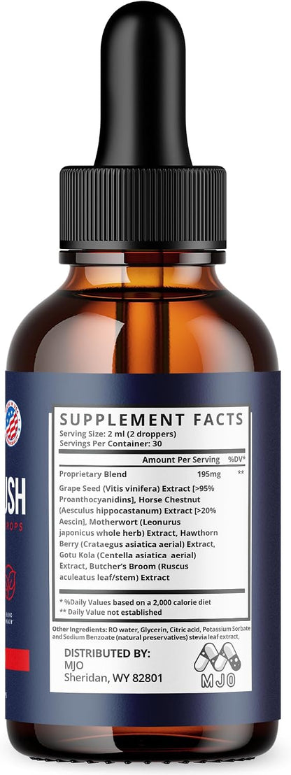 Cardio Flush Drops, Cardioflush Drops Premium Liquid Supplement 30 Servings