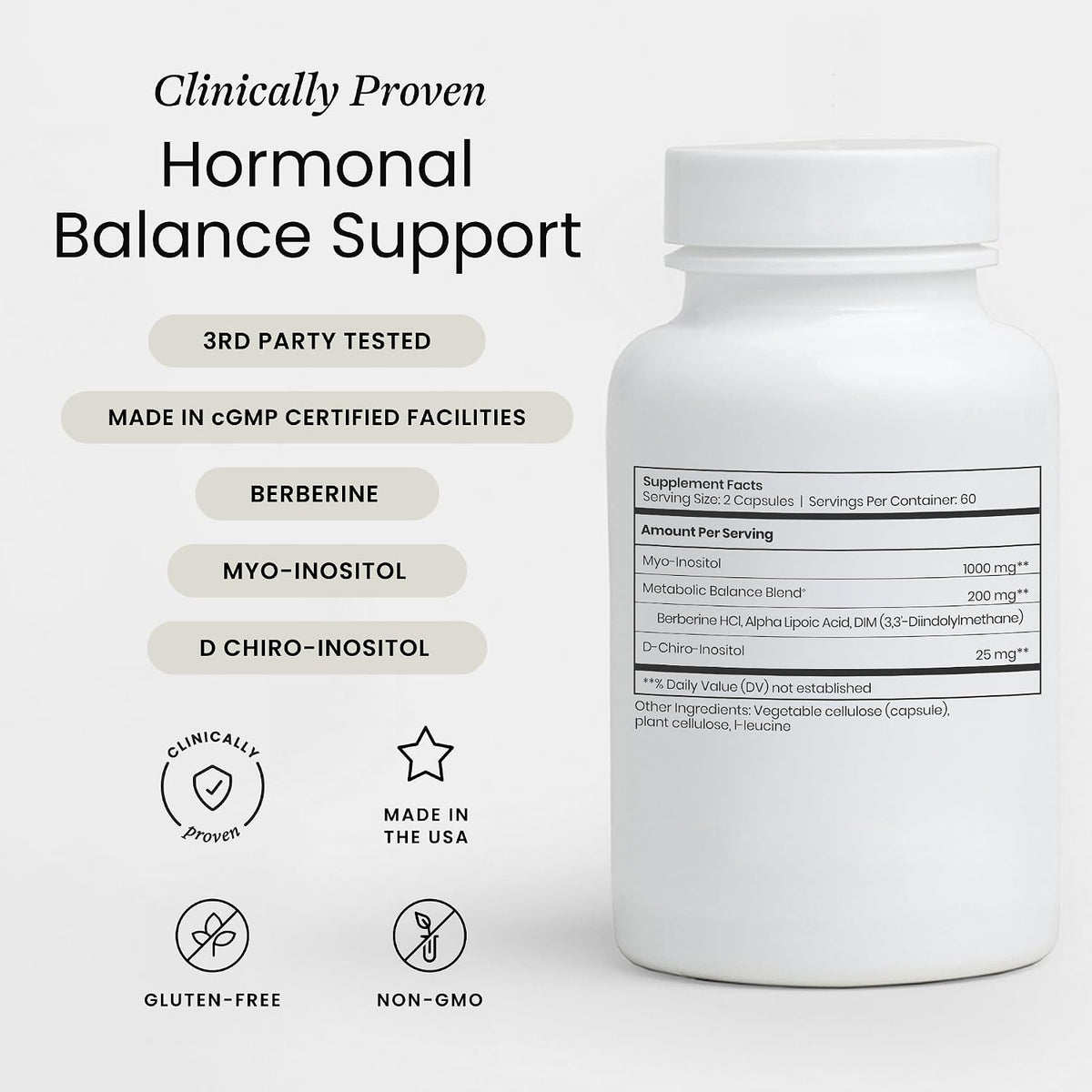 Perelel Conception Support Pack & Hormone Balance Support, Prenatal Multivitamin for Fertility Wellness & Womens Supplement to Support Female Health, 150 Pills