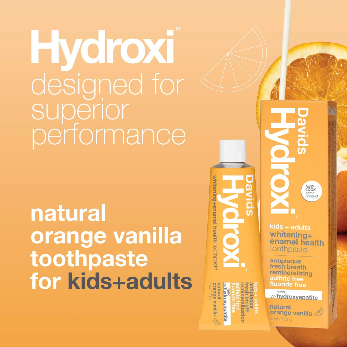 Davids Nano Hydroxyapatite Toothpaste Sensitive + Whitening Peppermint 4oz