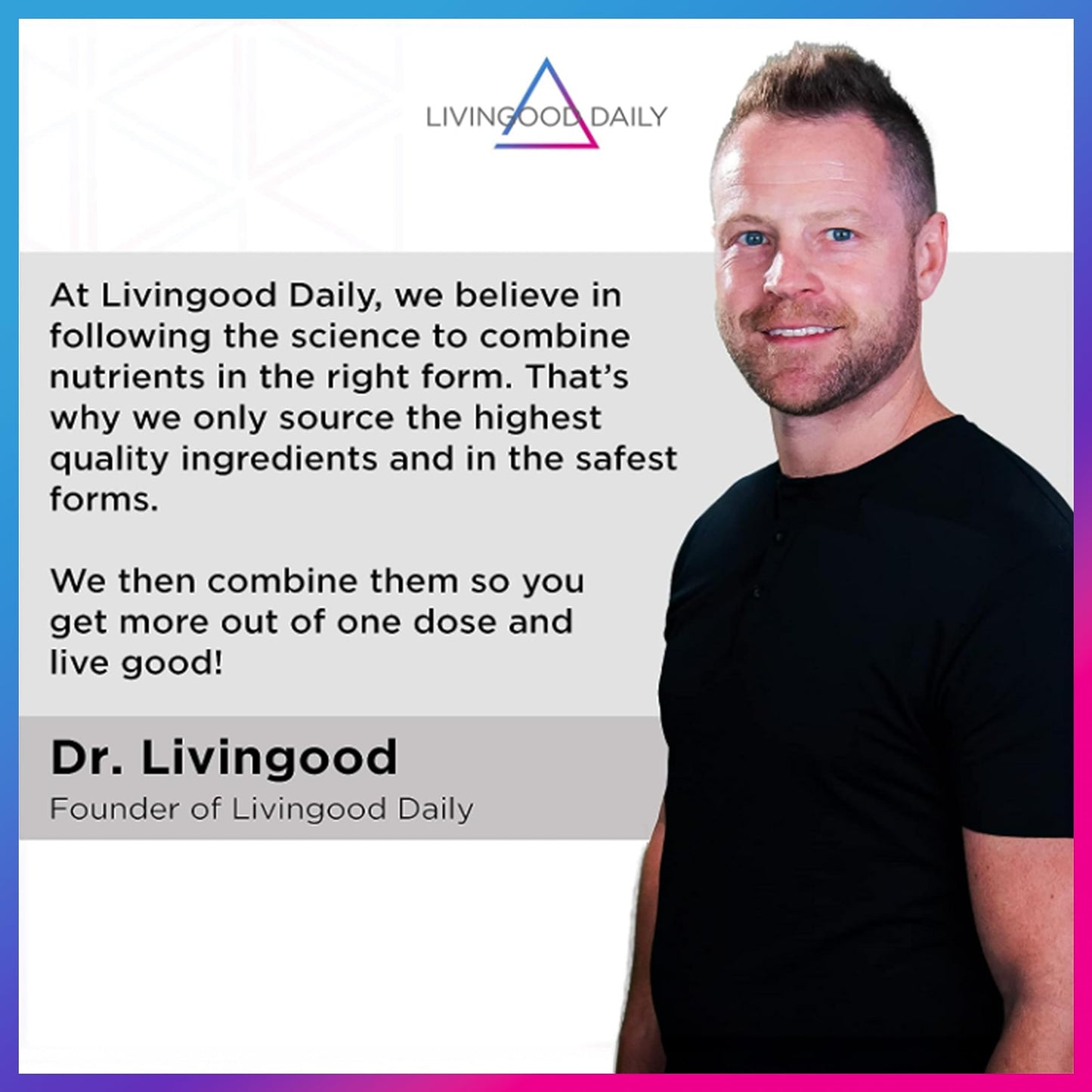 Livingood Daily Immune Support Supplement, 4-in-1 Formula with Oregano Oil, Monolaurin, L Lysine & Quercetin, Gut & Digestive Health, Gluten Free, Vegan, Non GMO, Allergen Free, 120 Capsules