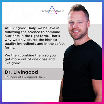 Livingood Daily Immune Support Supplement, 4-in-1 Formula with Oregano Oil, Monolaurin, L Lysine & Quercetin, Gut & Digestive Health, Gluten Free, Vegan, Non GMO, Allergen Free, 120 Capsules