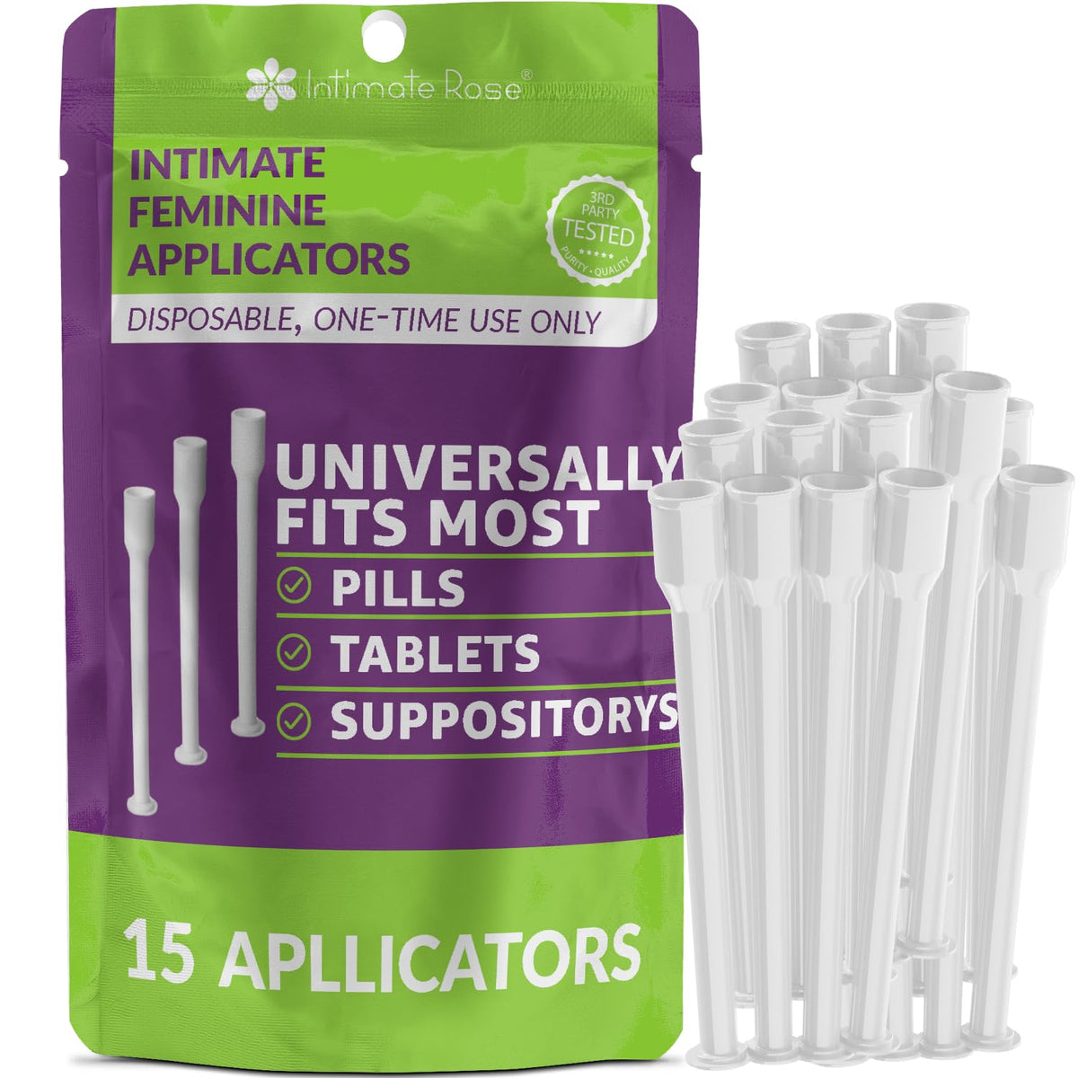 Save 10% on Boric Acid Vaginal Suppositories - 30 Count (600mg) + 7 Applicators and 15 Additional