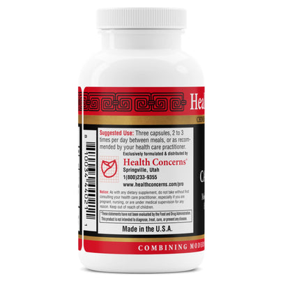 Health Concerns Calm Spirit - Stress Relief Supplement for Men & Women - Herbal Calming Support - Eases Tension & Nervousness - Magnesium, Hawthorn, Chinese Peony & Taurine - 90 Capsules