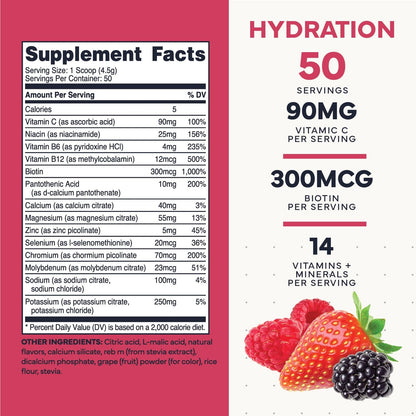 Type Zero Clean Electrolytes Hydration Powder (Mixed Berry) 50 Servings