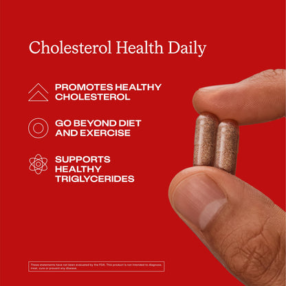 HumanN Cholesterol Health Daily, Aged Black Garlic Extract & Citrus Bergamot, Cholesterol, Lipid, & Liver Support Supplement, 60 Capsules