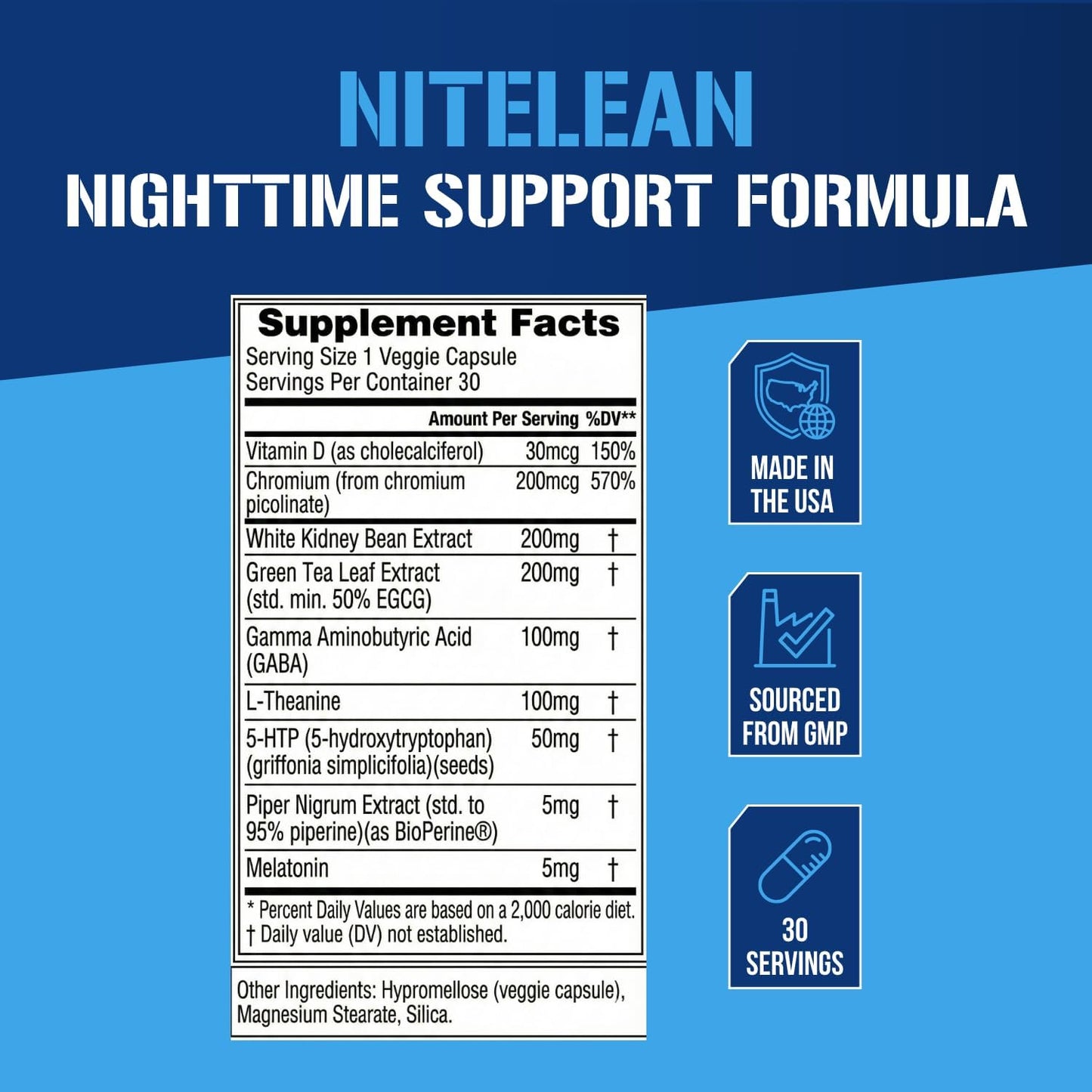 Night Time Fat Burner for Weight Loss Support - Belly Fat Burner for Men & Women with Green Tea and White Kidney Bean Extract - Nighttime Metabolism Booster & Sleep Optimizer to Help Stubborn Fat Loss