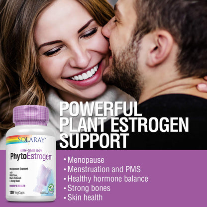Solaray Phytoestrogen Supplement, 120 Count