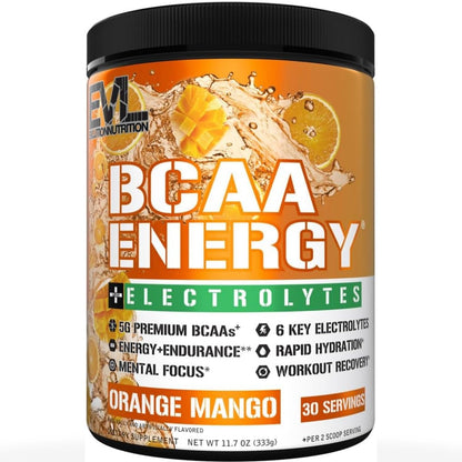 Evlution EVL BCAAs Amino Acids Powder - BCAA Energy Pre Workout Powder for Muscle Recovery Lean Growth and Endurance - Rehydrating Post Workout Recovery Drink with Natural Caffeine - Pink Lemonade