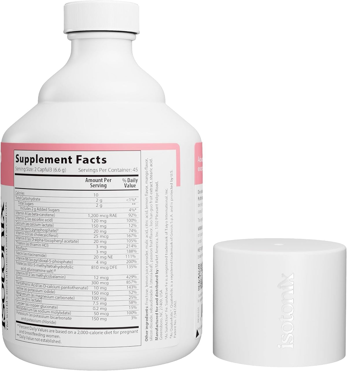Isotonix Prenatal Activated Multivitamin, Healthy Pregnancy, 45 Servings