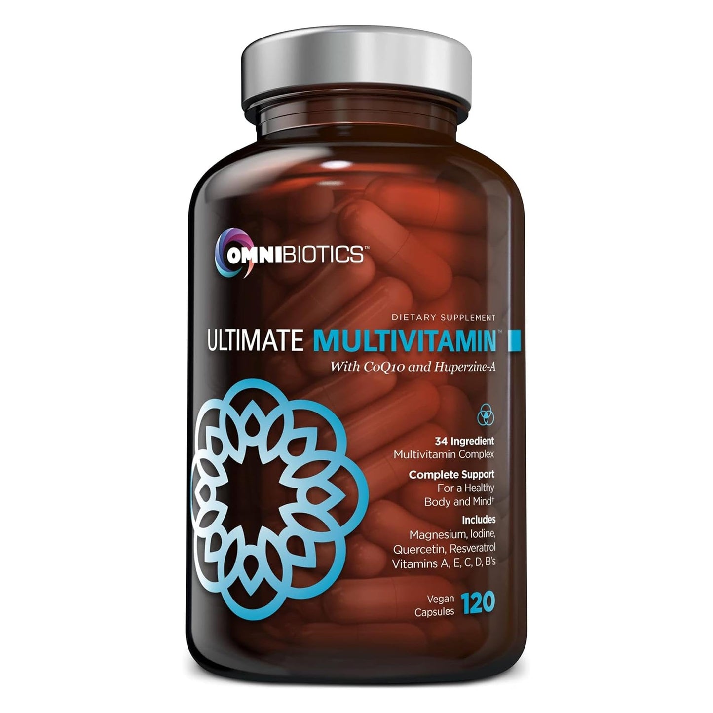 OmniBiotics Ultimate Vitamin C Supplement 2000mg – with Zinc, Elderberry Extract, and D3 – High Potency Immune Support & Collagen Booster – 120 Vegan Tablets