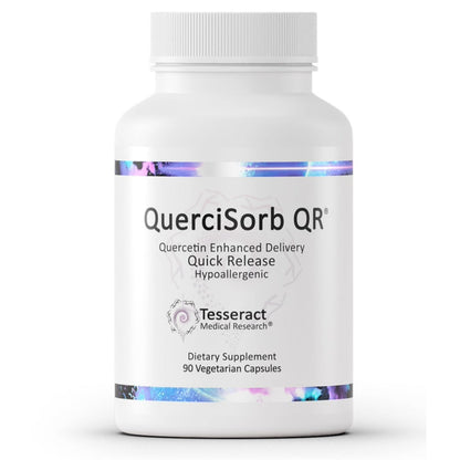 Tesseract Medical Research QuerciSorb SR Quercetin Supplement, Sustained Release, Supports Immune Function and Overall Health, Hypoallergenic. 400 mg, 45 Day Supply