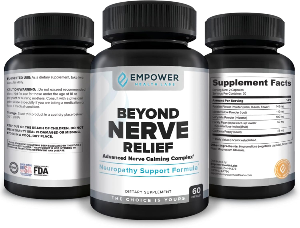 Beyond Nerve Relief All-Natural Solution for Nerve Relief - 30-Day Supply