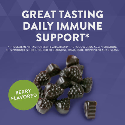 Nature's Way Sambucus Elderberry Gummies - Immune Support Supplement for Kids