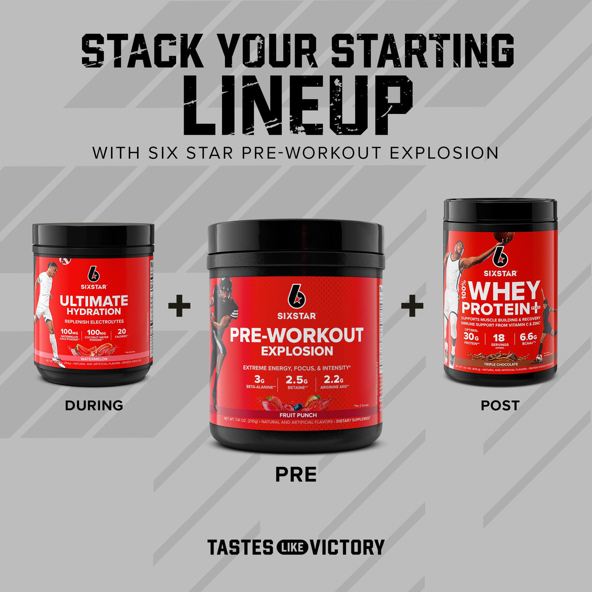 Six Star Pre Workout, PreWorkout Explosion, Pre Workout Powder for Men & Women
