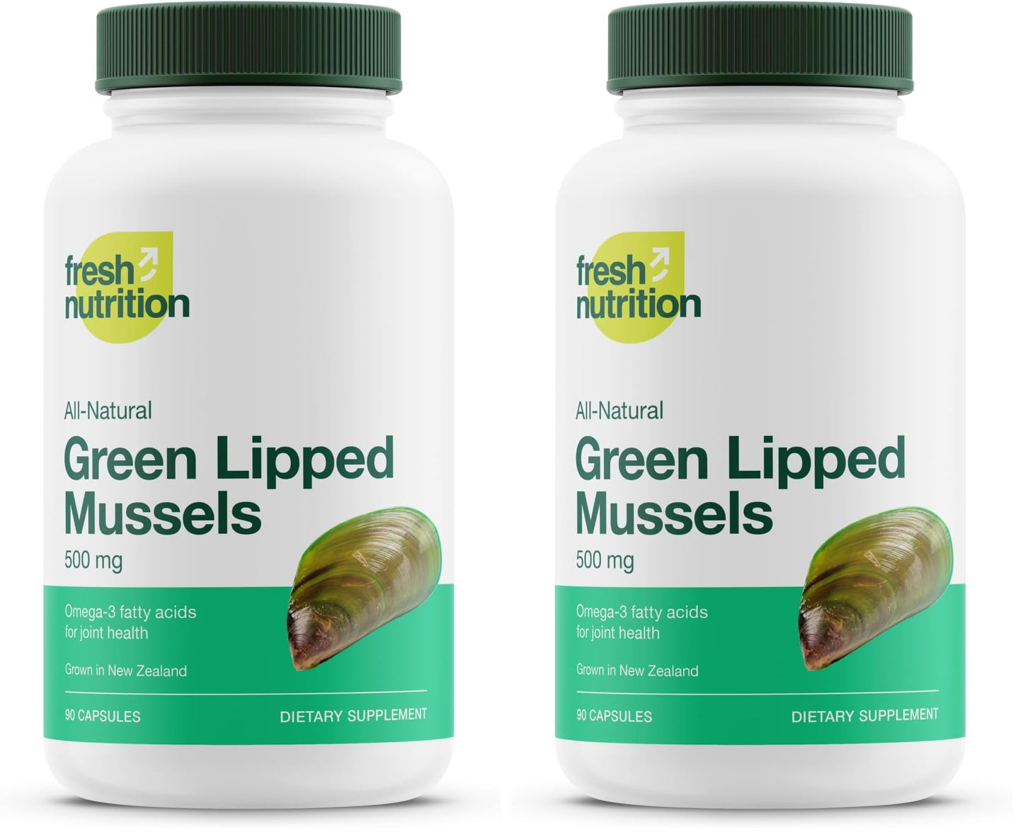 Green Lipped Mussel Capsules - Strongest DNA Verified from New Zealand - Perna Canaliculus Omega Supplement - May Promote Healthy Joints - 90 Capsules