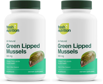 Green Lipped Mussel Capsules - Strongest DNA Verified from New Zealand - Perna Canaliculus Omega Supplement - May Promote Healthy Joints - 90 Capsules