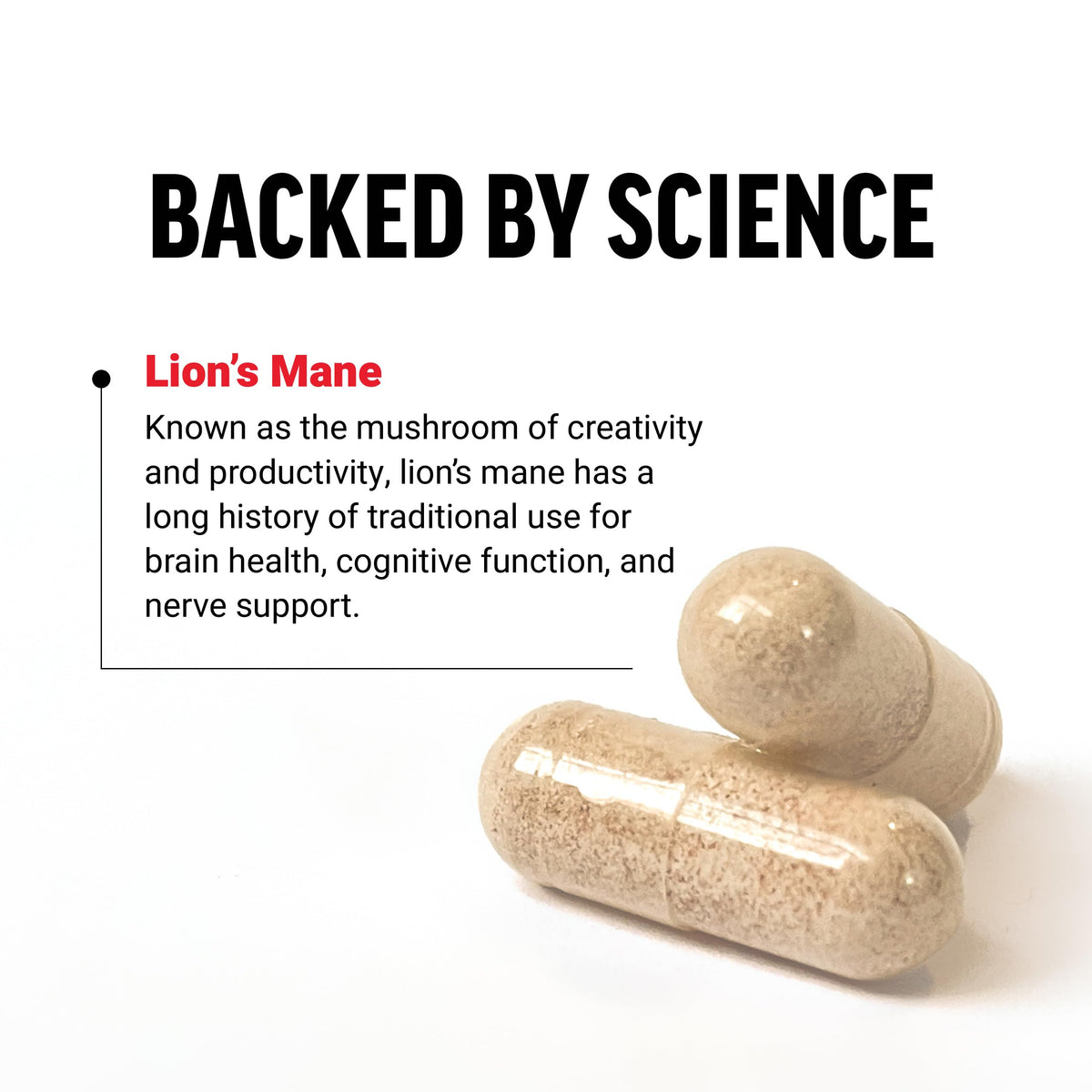 Force Factor Lion’s Mane Supplement Capsules, Memory & Focus Supplement