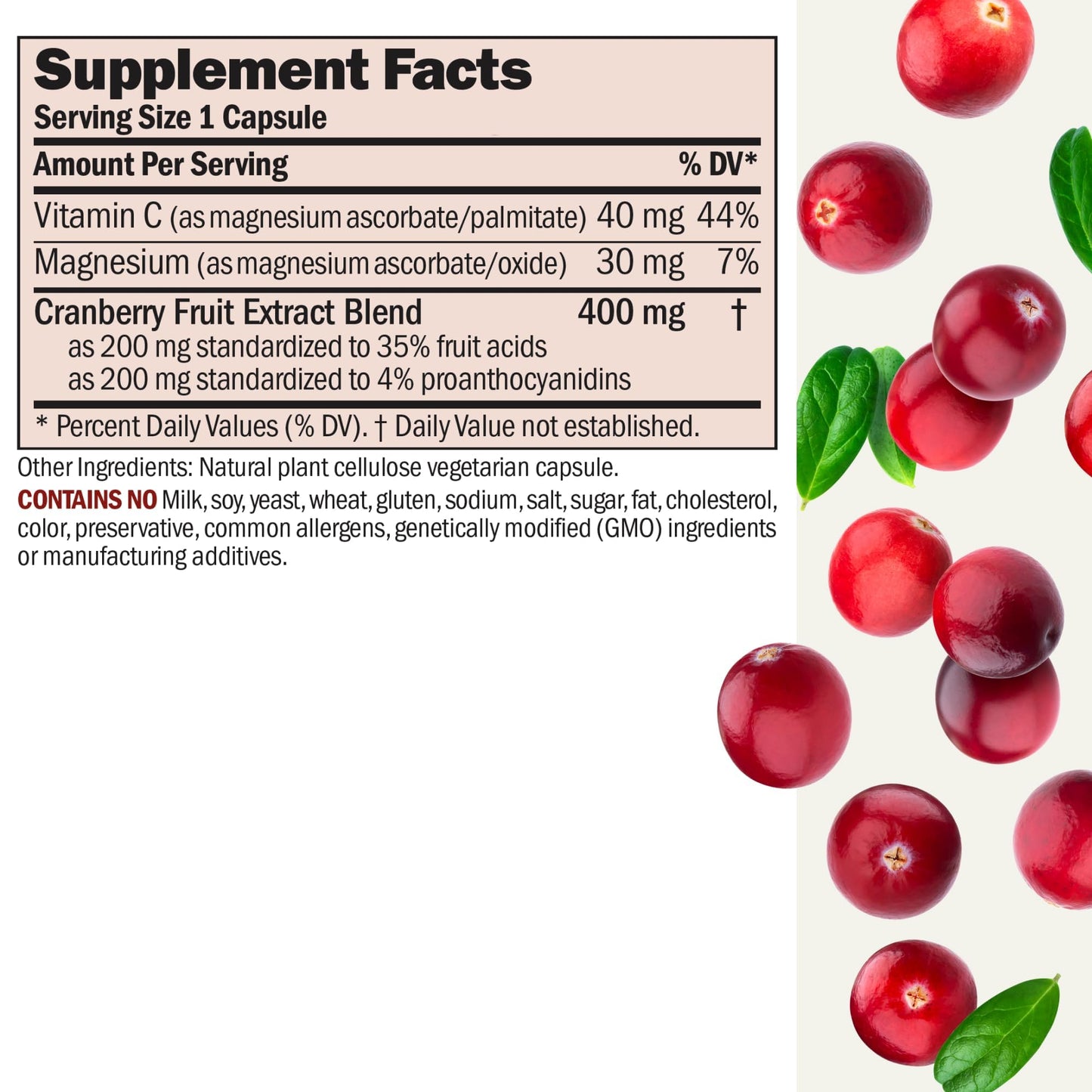 ANDREW LESSMAN ProCaps Cranberry Benefits 60 Capsules