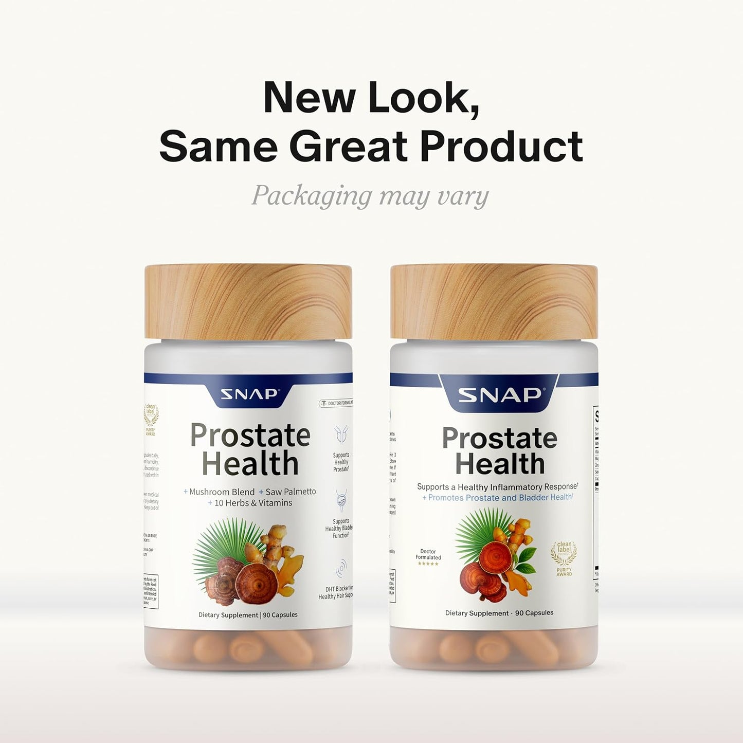 Snap Supplements Big Boy Bundle, Daily Men's Health Support, 90 Caps. Each | Includes Prostate Health with Saw Palmetto for Men, Testo Booster for Men & Nitric Oxide Booster, Vegan, Non-GMO, Gluten-Free