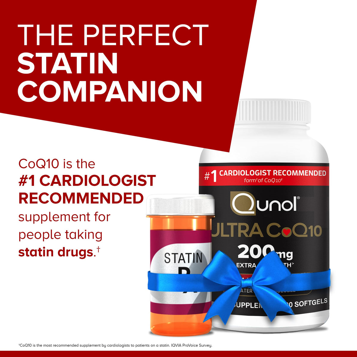 Qunol CoQ10 200mg Softgels, Ultra CoQ10 - Ultra High Absorption Coenzyme Q10