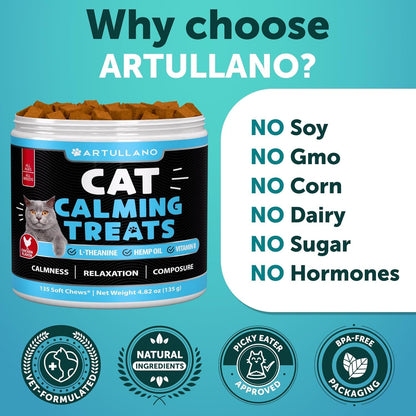 L-Lysine for Cats - Lysine Powder Supplement - 900mg/serving - Immune Support for Cats & Kittens - Sneezing, Runny Nose, Squinting, Watery Eyes, Cold, Eye Function, Respiratory Health - with Taurine