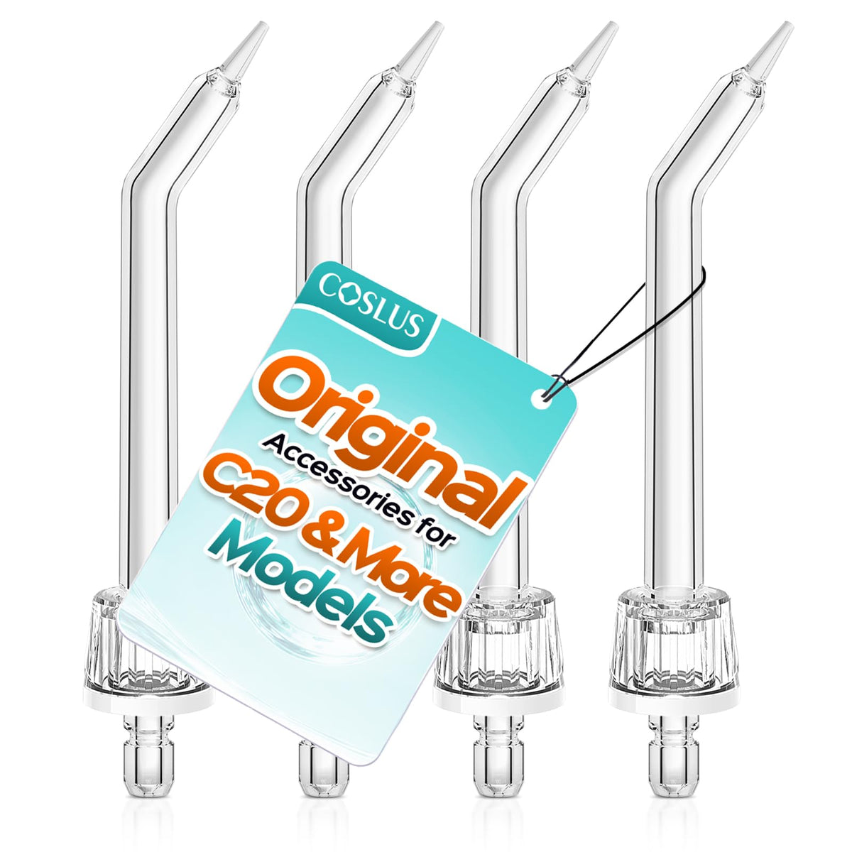 COSLUS Original C20 C50 C51 E40 C31 Flosser Replacement 5 Standard Set
