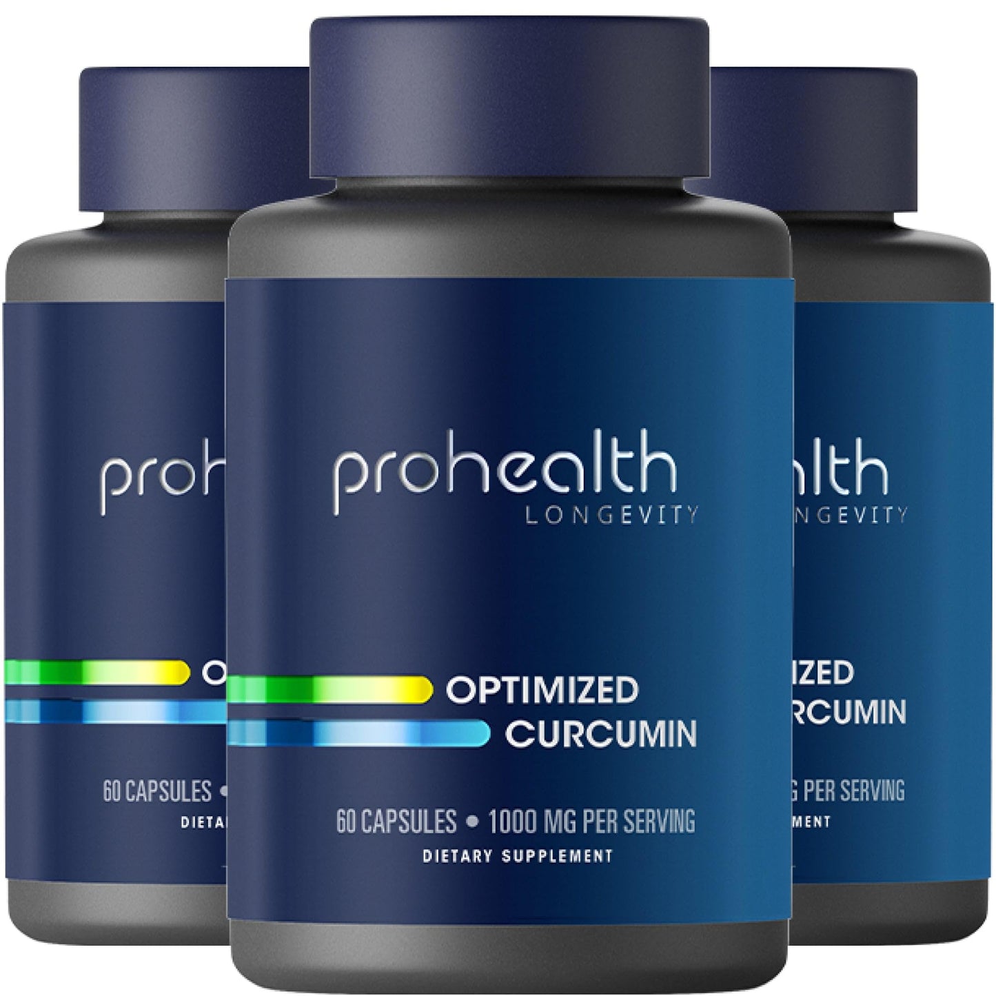 ProHealth Turmeric Curcumin Supplement: 285 Times More Bioavailable- Developed by Neuroscientists. 1000 mg Concentrated Longvida Curcumin Extract Per Serving (60 X 500mg Capsules/Bottle) 2 Pack