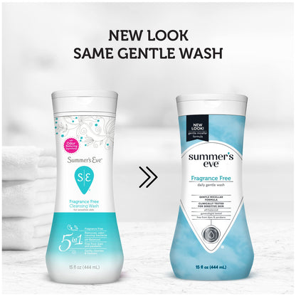 Summer's Eve Fragrance Free Gentle Daily All Over Feminine Body Wash