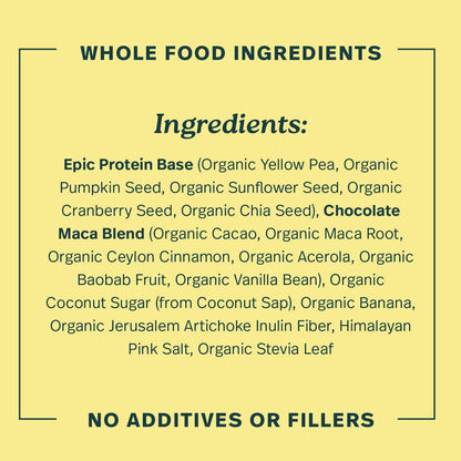 Sprout Living Epic Protein, Plant Based Protein & Superfoods Powder, Vanilla Lucuma Powder | 20 Grams Organic Protein Powder, Vegan, Non Dairy, Non-GMO, Gluten Free, Low Sugar (1 Pound, 12 Servings)