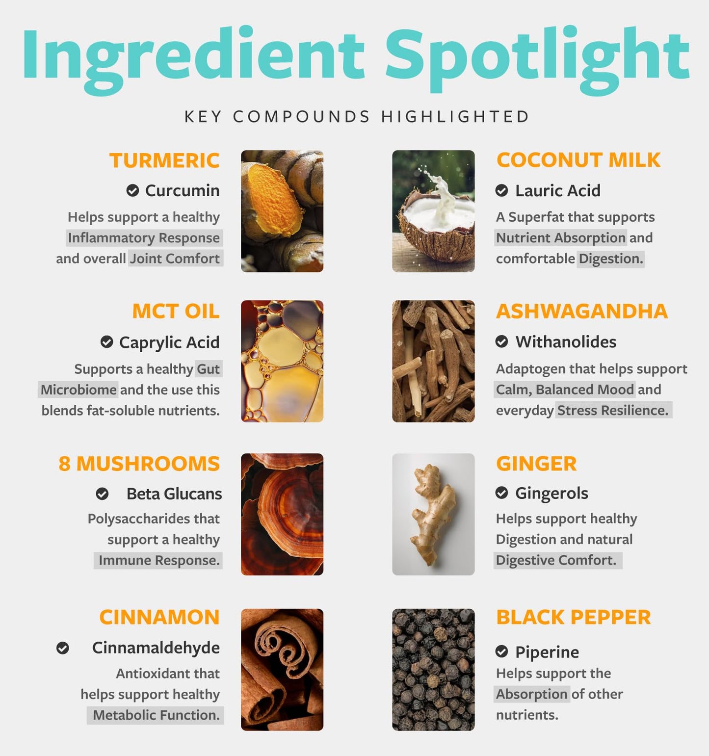 Organic Turmeric Ginger Black Pepper Supplement - High Potency Organic Turmeric Curcumin Capsules with Ginger & Black Pepper for Enhanced Benefits and Absorption - Vegan & Non-GMO (2 Month Supply)