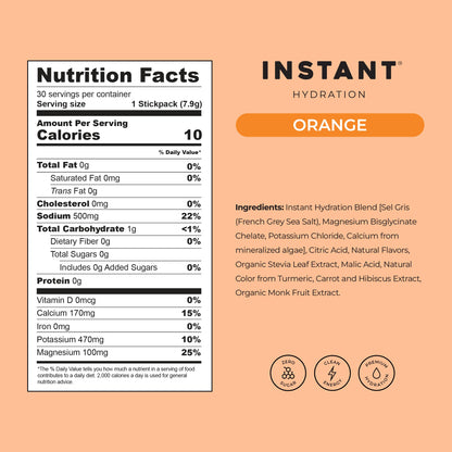 Instant Hydration Electrolytes Powder Packets - Watermelon Electrolyte Drink Mix - Zero Sugar - Keto, Vegan, Gluten-Free, Non-GMO - Boost Recovery, Brain Health, Muscle & Tissue Support- 30 Sticks