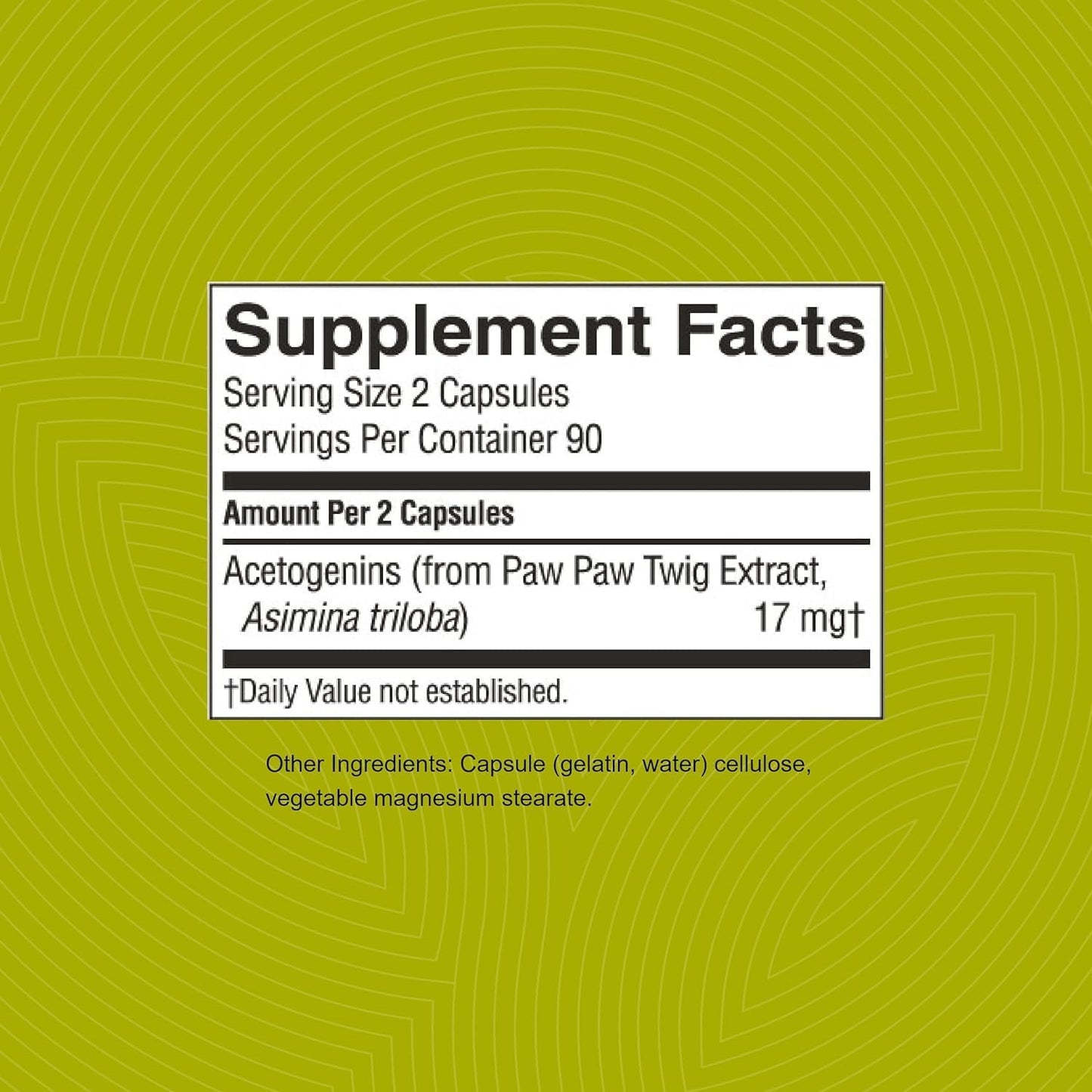 Nature's Sunshine Paw Paw Cell-Reg, 180 Capsules | Contains over 50 Acetogenins to Modulate ATP Production and Blood Supply