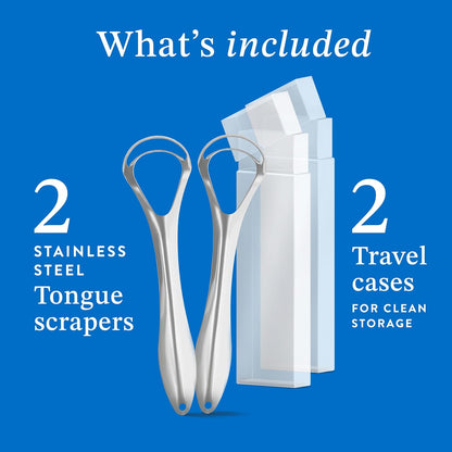 Mouthology 10% Nano Hydroxyapatite Toothpaste (Fluoride Free) and Tongue Scraper for Adults (2 Pack)