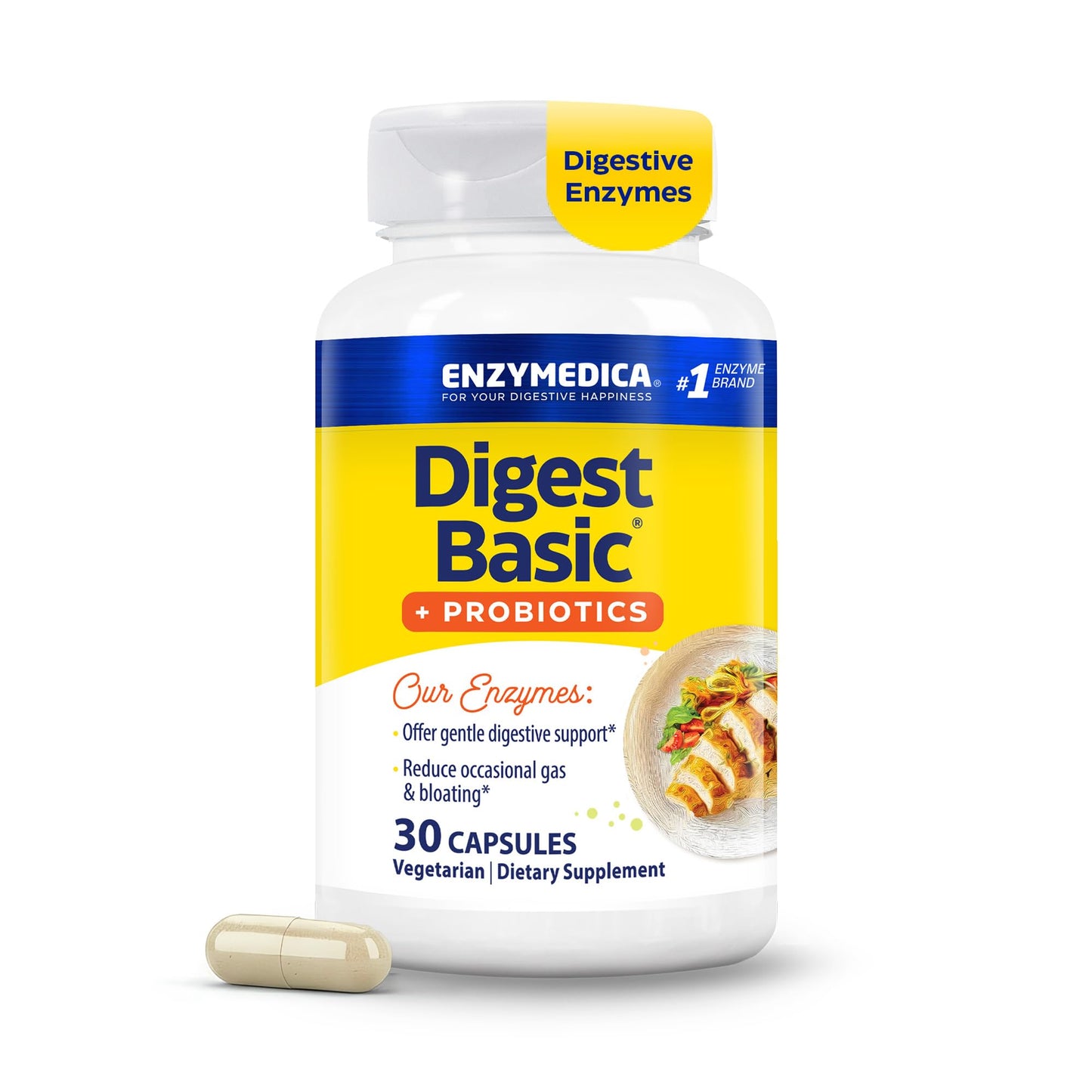 Enzymedica Digest Basic + Probiotics - 90 Caps