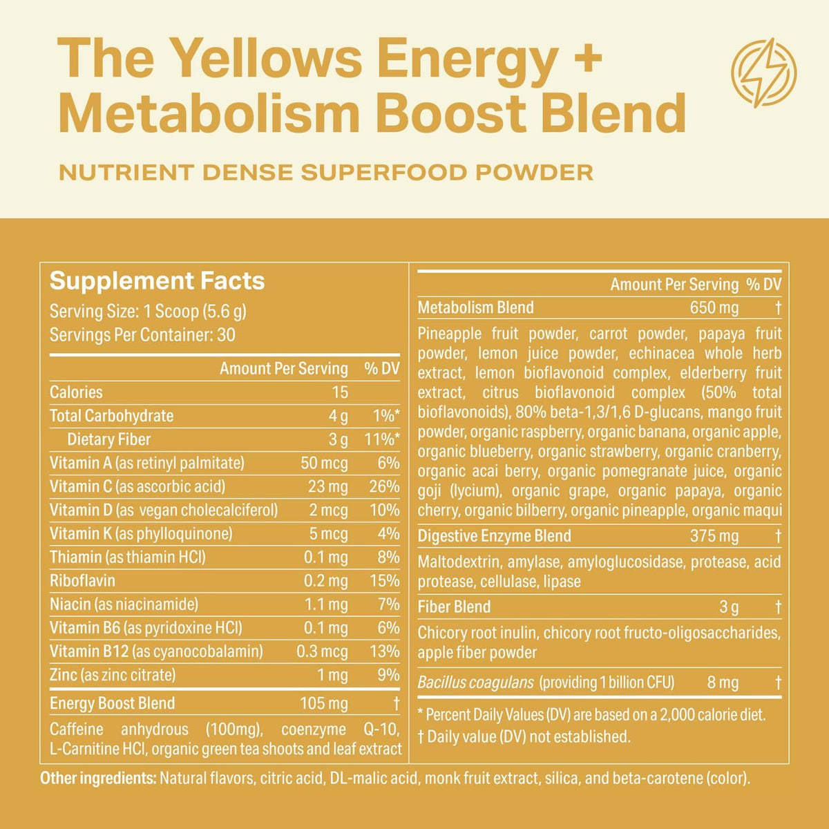 Proper, The Yellows Metabolism and Energy Boost Stickpack + Jar Bundle
