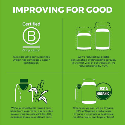 Orgain Organic Vegan Meal Replacement Protein Powder, Vanilla Bean - 20g Plant Based Protein